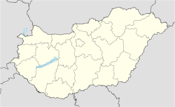 Soponya is located in Hungary