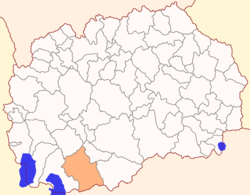 Location of Municipality of Bitola