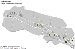 Plan of Jaffa Road