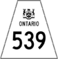 Highway 539 shield