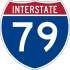 Interstate 79 marker