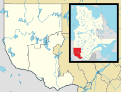 Lac-des-Plages is located in Western Quebec