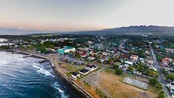 Aerial view of Oroqueita City skyline