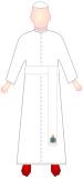 Cassock - Pope.svg