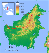 PSU is located in Borneo Topography