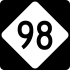 NC Highway 98 marker