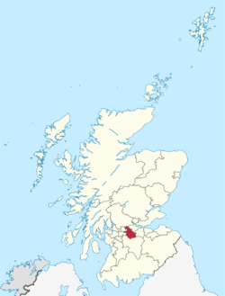 North Lanarkshire in Scotland.svg