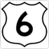 Highway 6 shield