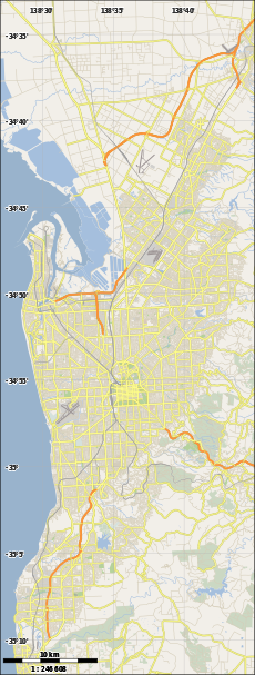 Gawler is located in Greater Adelaide