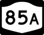 NYS Route 85A marker