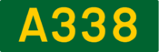 A338 road shield