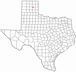 Location of Pampa, Texas