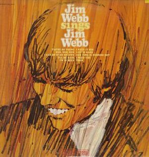 Album cover image of a painting of Jimmy Webb