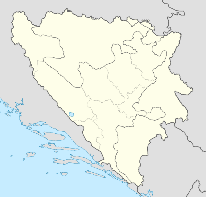 Second League of the Federation of Bosnia and Herzegovina is located in Bosnia and Herzegovina