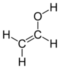 Displayed formula of ethenol