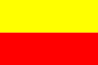 Flag with 2 bars of yellow and red