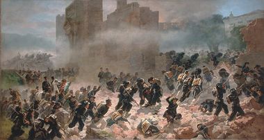 Bersaglieri storming Porta Pia, 1870