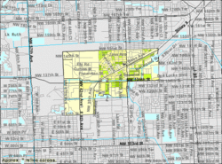 U.S. Census Bureau map showing city limits