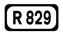 R829 road shield}}