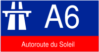 Autoroute A6.svg