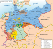 Map of the German Empire