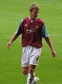 West Ham player Teddy Sheringham