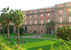 Photograph of a palace and its gardens