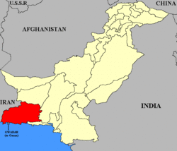 Location of Makran