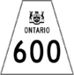 Highway 600 shield