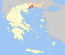 Kavala within Greece