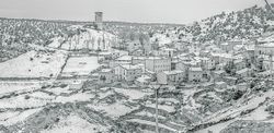 Skyline of Cobeta, Spain