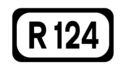 R124 road shield}}