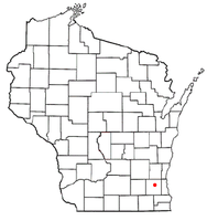 Location of Pewaukee (city), Wisconsin