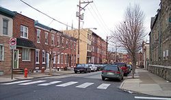 1500 block of E. Berks Street, a typical residential street in Fishtown, in 2007