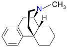 Chemical structure of N-Methylmorphinan.