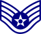 U.S. Air Force staff sergeant's arm badge