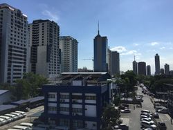 Skyscrapers along Annapolis Street in Greenhills