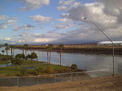 View of Fort Mohave from Avi Resort and Casino