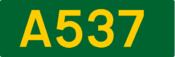 A537 road shield