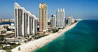 Sunny Isles Beach shoreline