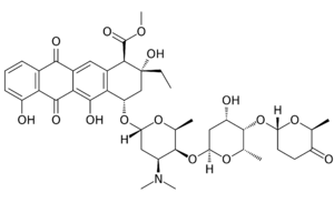 Aclarubicin.svg