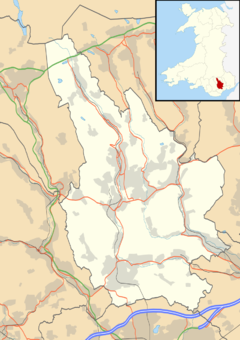 Bedwas is located in Caerphilly