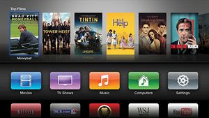 The third Apple TV interface