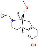 Chemical structure of Moxazocine .