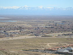 View of part of Rosamond, CA