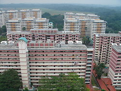 HDB blocks at Boon Lay Place