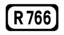 R766 road shield}}