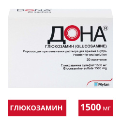 Дона пор. пригот. р-ра д/вн. приема 1500 мг пак. №20