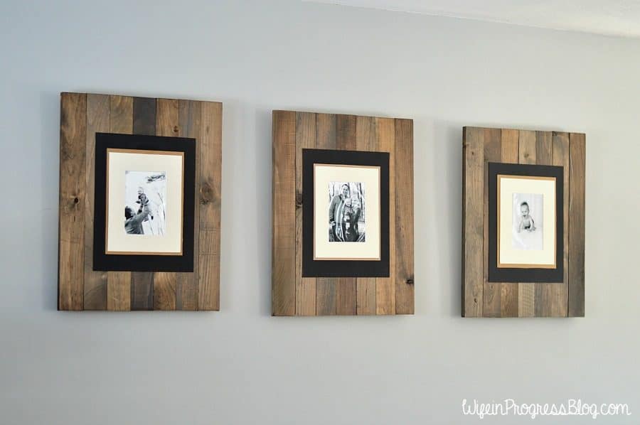 DIY wood picture frame