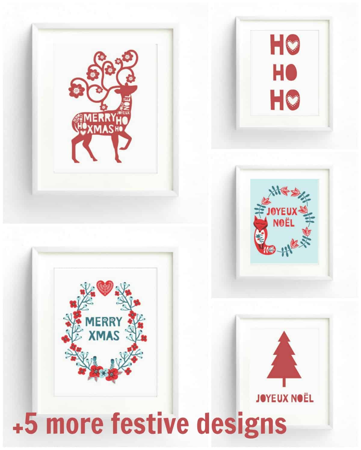 10 Free Christmas printables for you! 